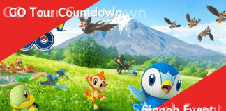 Countdown zur Pokémon GO Tour – Sinnoh-Event Sinnoh