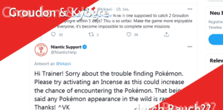 Niantic Support empfiehlt Rauch – für Kyogre?! Niantic