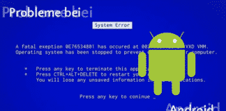 Allgemeine Probleme auf Android – Apps stürzen ab Android
