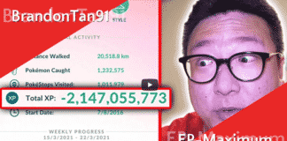 BrandonTan91 erreicht maximale EP in Pokémon GO BrandonTan91