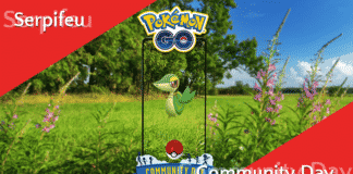 Serpifeu Community Day am 11. April Community Day