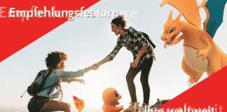 Empfehlungsfeature für Pokémon GO Empfehlungsfeature