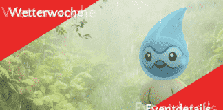 Pokémon GO Wetterwoche Eventdetails Wetterwoche
