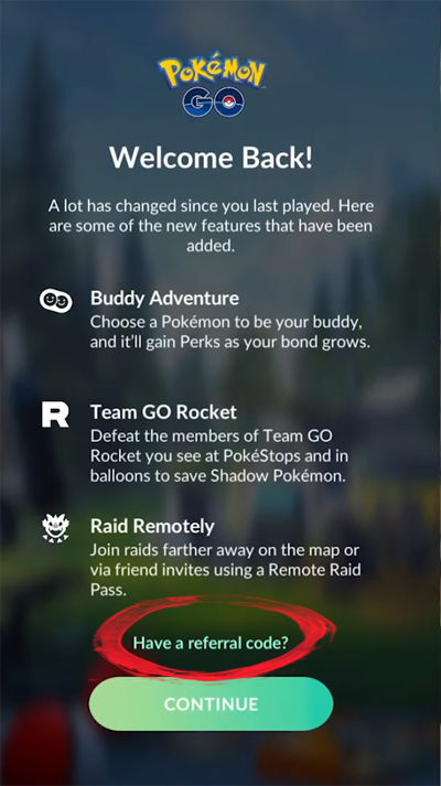 Empfehlungsfeature für Pokémon GO 3