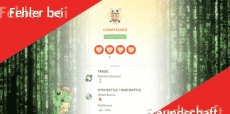 Weniger EP durch Fehler bei Freundschaft Freundschaft