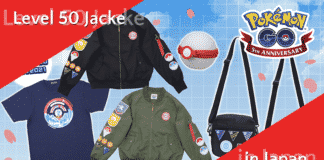 Pokémon Center Japan verkauft Level 50 Jacke Pokémon Center