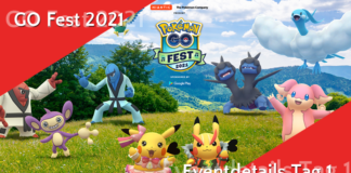 Pokémon GO Fest 2021 Tag 1 – Eventdetails GO Fest