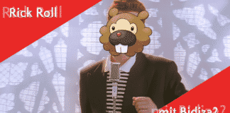 Nintendo Rick Roll’d Pokémon Fans am Bidiza-Tag Rick Roll