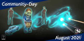 Der witzige Community-Day im August 2021 Community-Day August 2021
