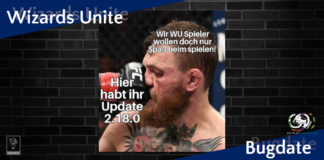 Das große neue „Bugdate“ 2.18.0 Wizards Unite Bugdate