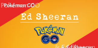 Pokémon GO & Ed Sheeran Kollaboration Ed Sheeran