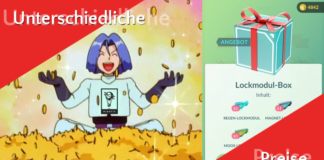 Kontroverse Lockmodul-Box in Pokémon GO Lockmodul