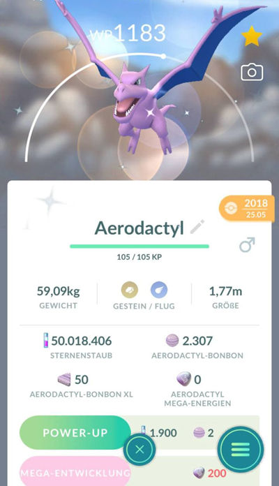 Pokémon GO Datamine - Mega-Aerodactyl 4