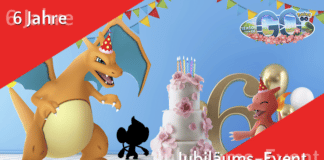 Jubiläums-Event – 6 Jahre Pokémon GO Jubiläum
