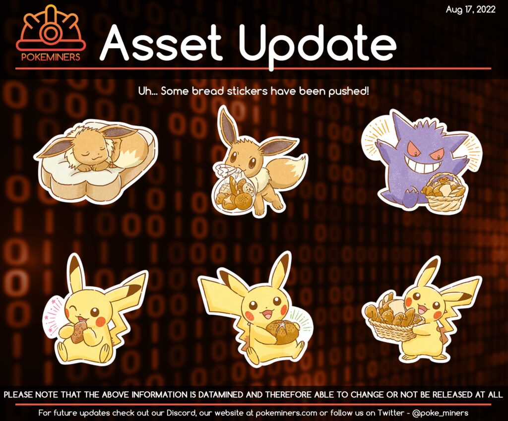 Pokémon GO Datamine - Asset Update 17. August 1