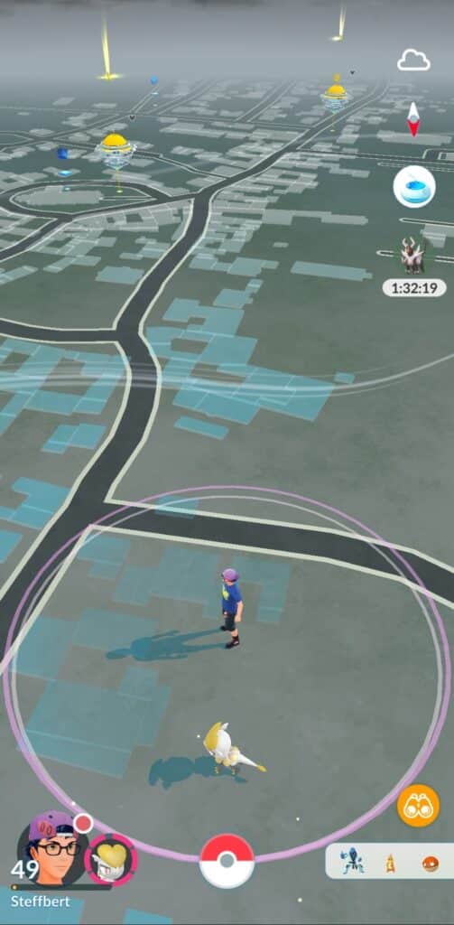 Pokemon Go Arena und Stopps auf dem Dorf