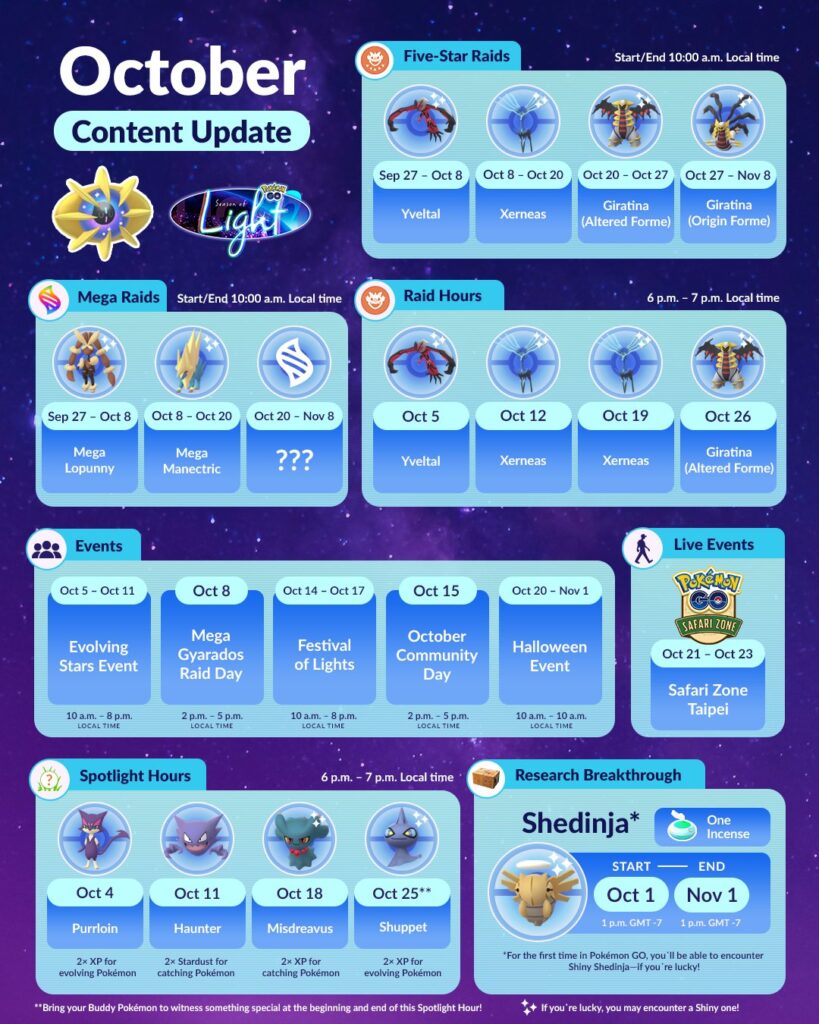 Pokémon GO im Oktober 2022 - Events Raids und mehr 24