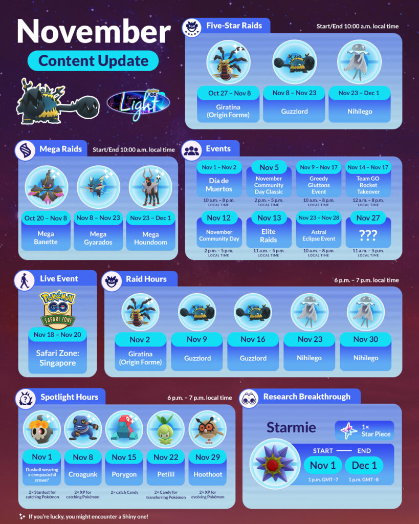 Pokémon GO im November 2022 - Events, Raids und mehr 25