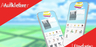 Aufkleber-Update in Pokémon GO Aufkleber