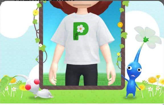 Pikmin Bloom P T-Shirt zum 20. Geburtstag von Pikmin