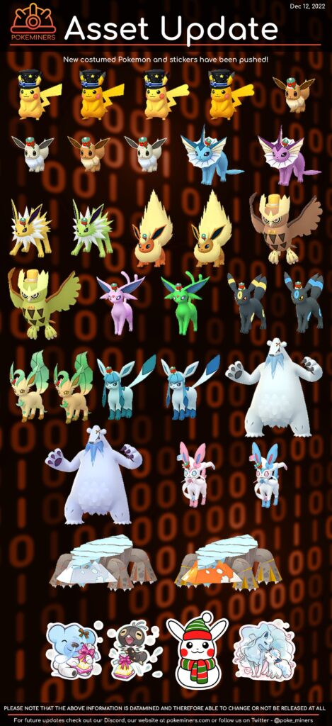 Pokémon GO Datamine 12. Dezember - Asset Updates 1