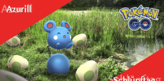 Azurill Schlüpftag am 30. September Azurill