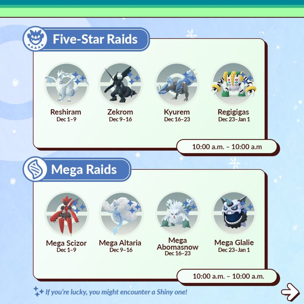 Pokémon GO im Dezember 2023 - Events, Raids und mehr 29