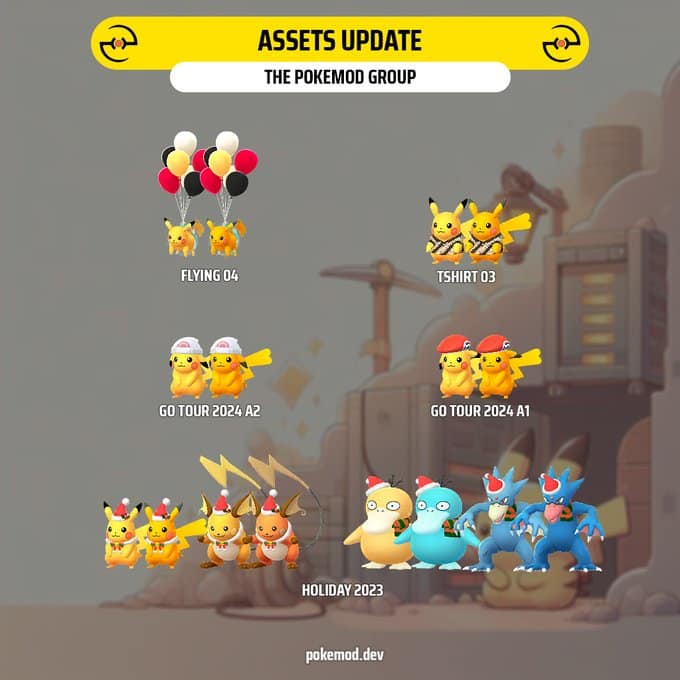 Pokémon GO Datamine 26.11.23 - Asset Updates 2