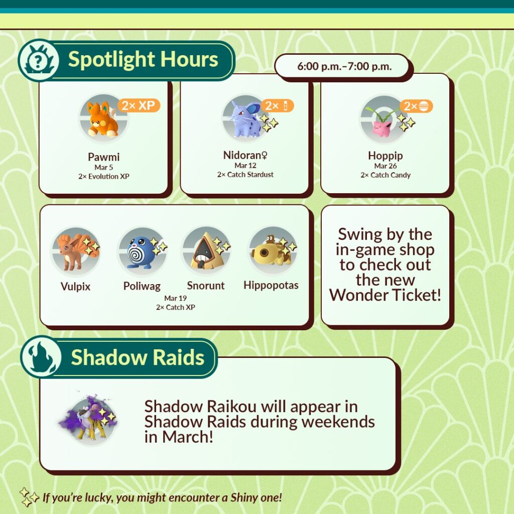 Pokémon GO im März 2024 - Events, Raids und mehr 25