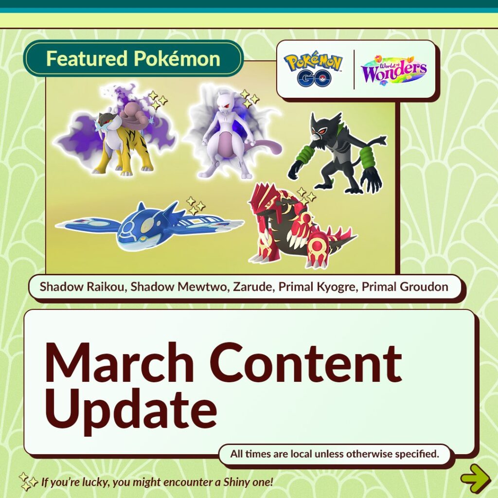 Pokémon GO im März 2024 - Events, Raids und mehr 1