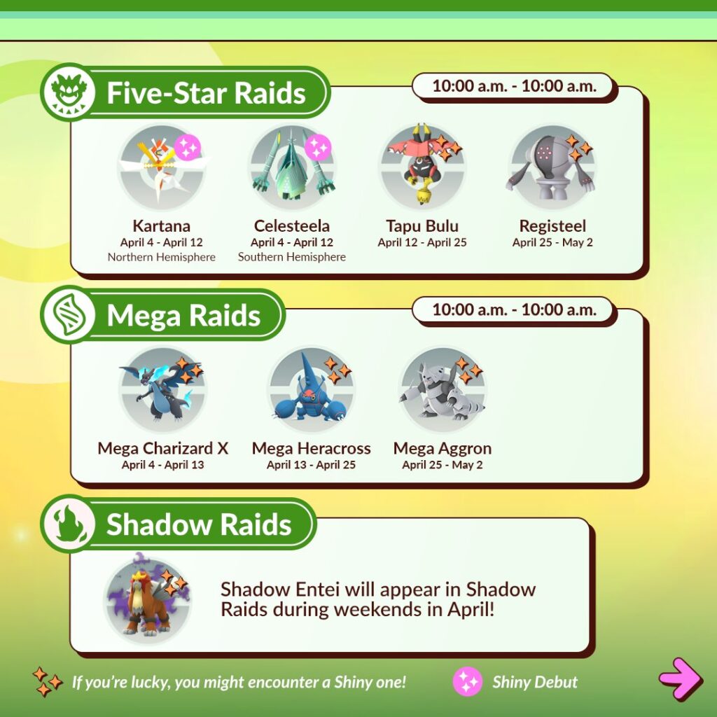 Pokémon GO im April 2024 - Events, Raids und mehr 10