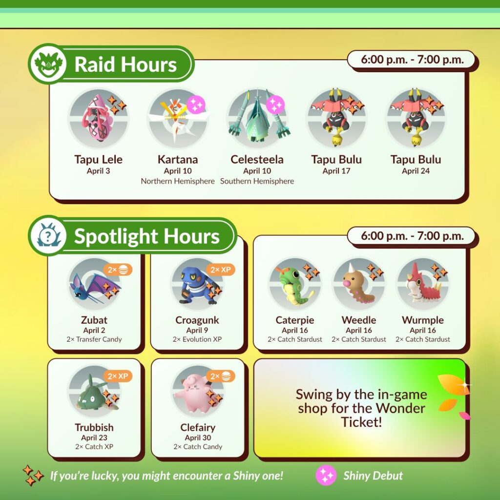 Pokémon GO im April 2024 - Events, Raids und mehr 31