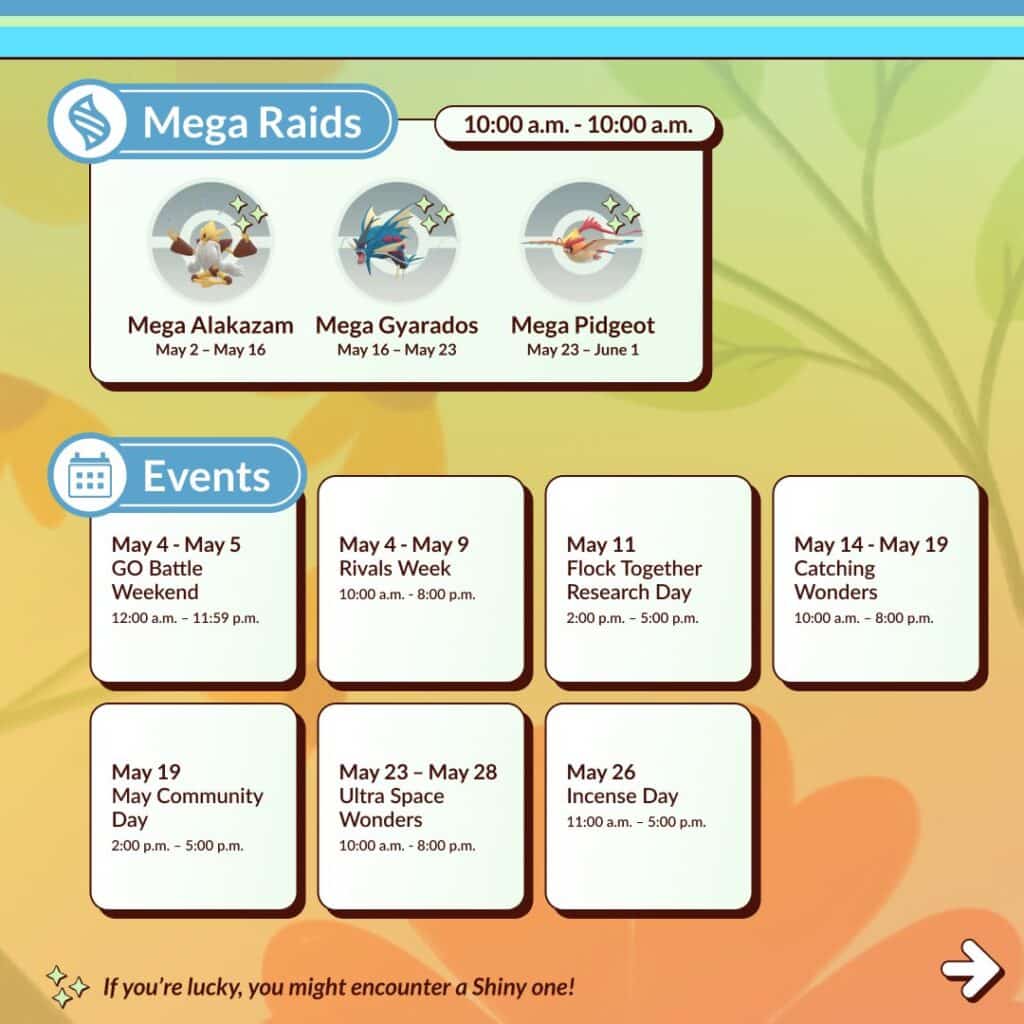 Pokémon GO im Mai 2024 - Events, Raids und mehr 46